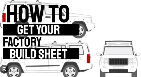 How To Get Factory Build Sheets On Jeep Wranglers