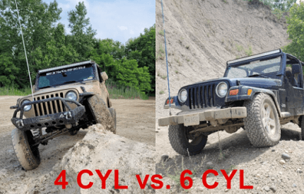 Jeep Wrangler 4 Cylinder vs 6 Cylinder