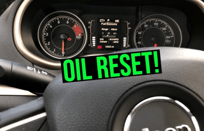 oil reset in cherokee jeep