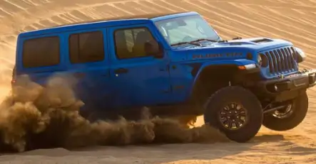 Gas of Jeep Wrangler