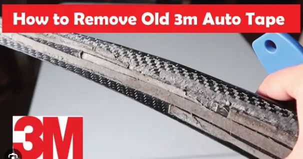 how to remove 3m tape from car